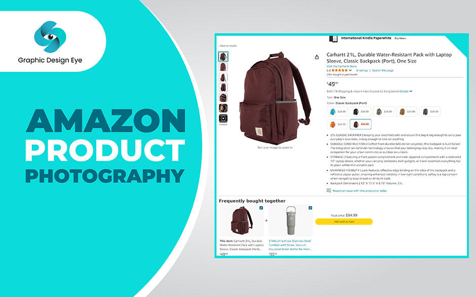 Examples of Amazon secondary images including infographics and lifestyle shots