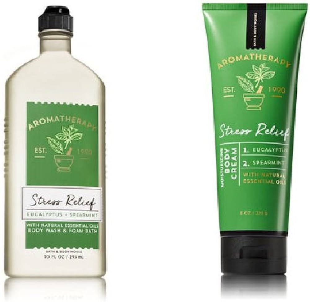 Bath and Body Works Aromatherapy Stress Relief Bundle