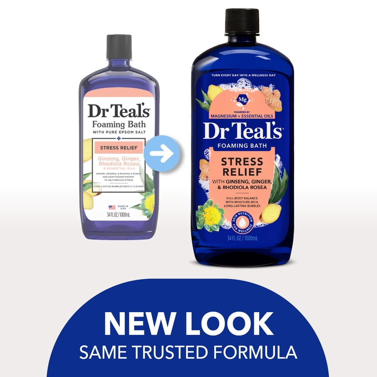 Dr Teal's Stress Relief Foaming Bath with Epsom Salt