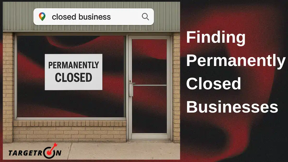 Screenshot showing the red Permanently Closed banner on a Google Maps business listing