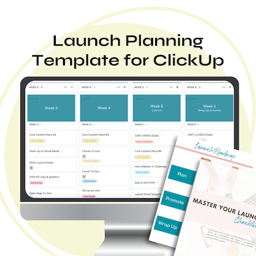 How to Choose and Set Up the Best ClickUp Product Launch Template