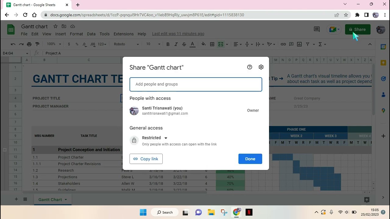 How to Make a Google Sheet Editable for Specific People or Everyone with a Link