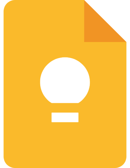 Google Keep mobile interface showing note capture options