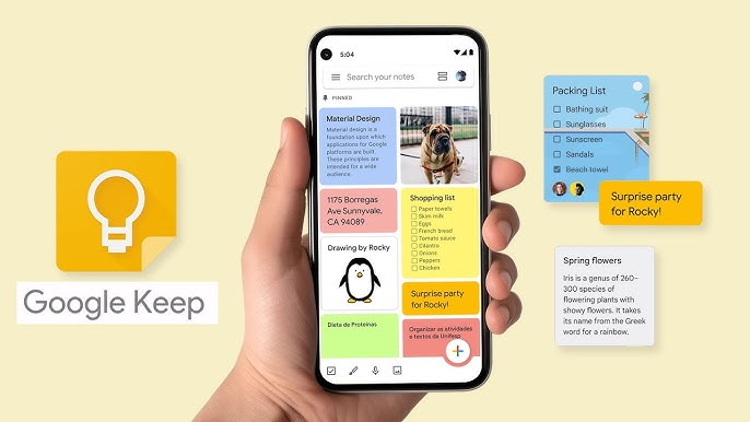 Google Keep sidebar integrated into Google Docs