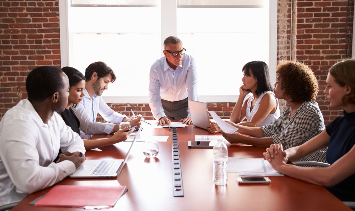 A structured meeting agenda showing the who, what, where, and why