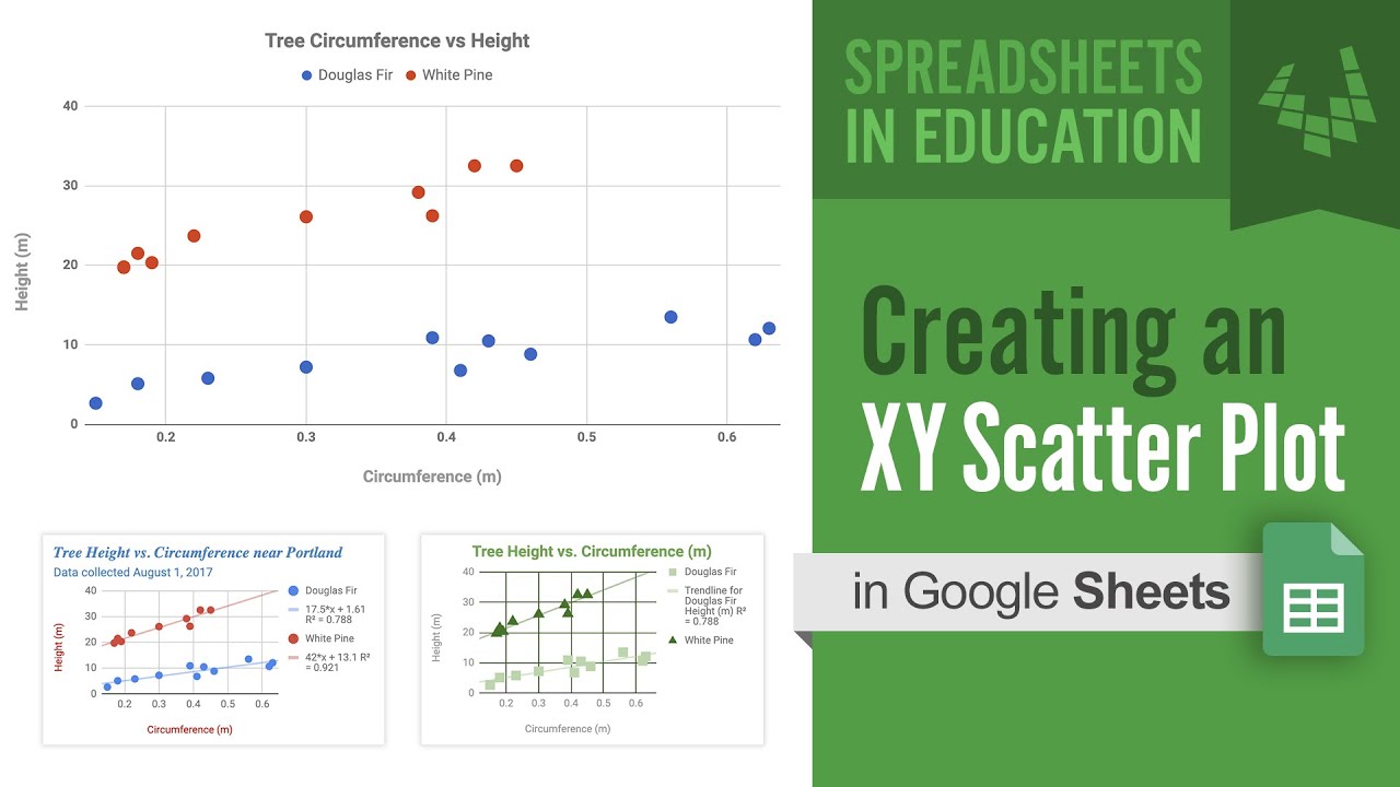 Create a Scatter Plot in Sheets