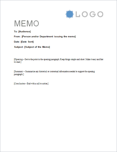 Professional Memo Format Examples