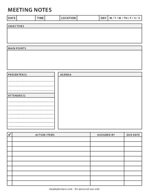 15 Top Meeting Notes Templates to Use