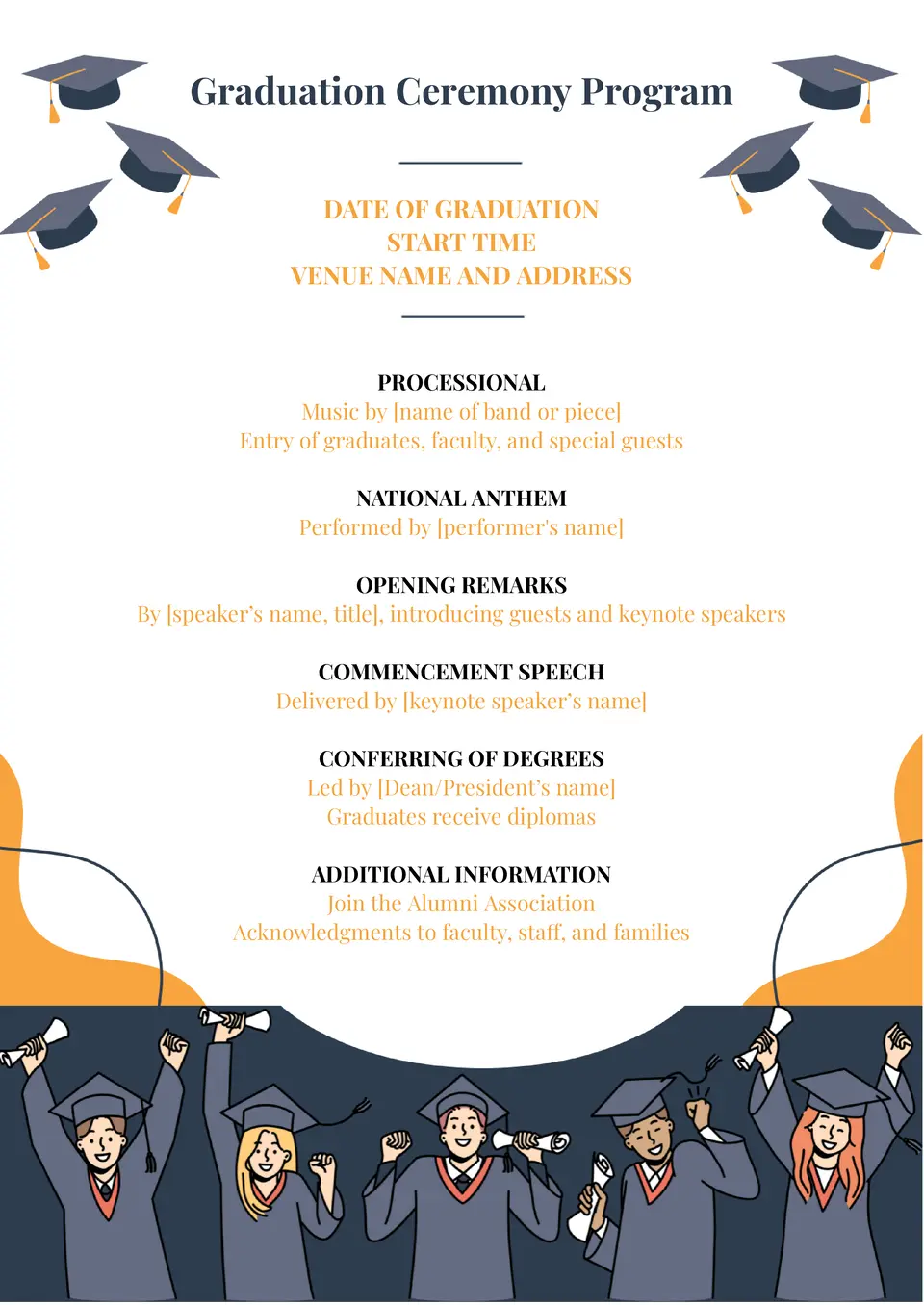 Download a Graduation Program Template