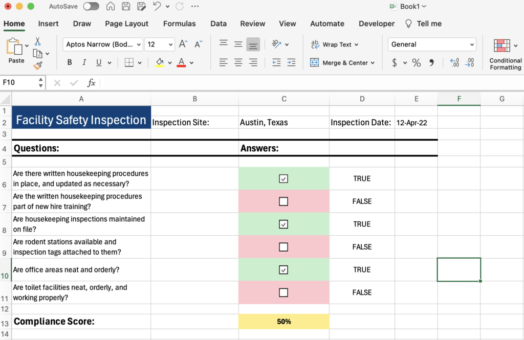 Free Audit Template Excel Downloads