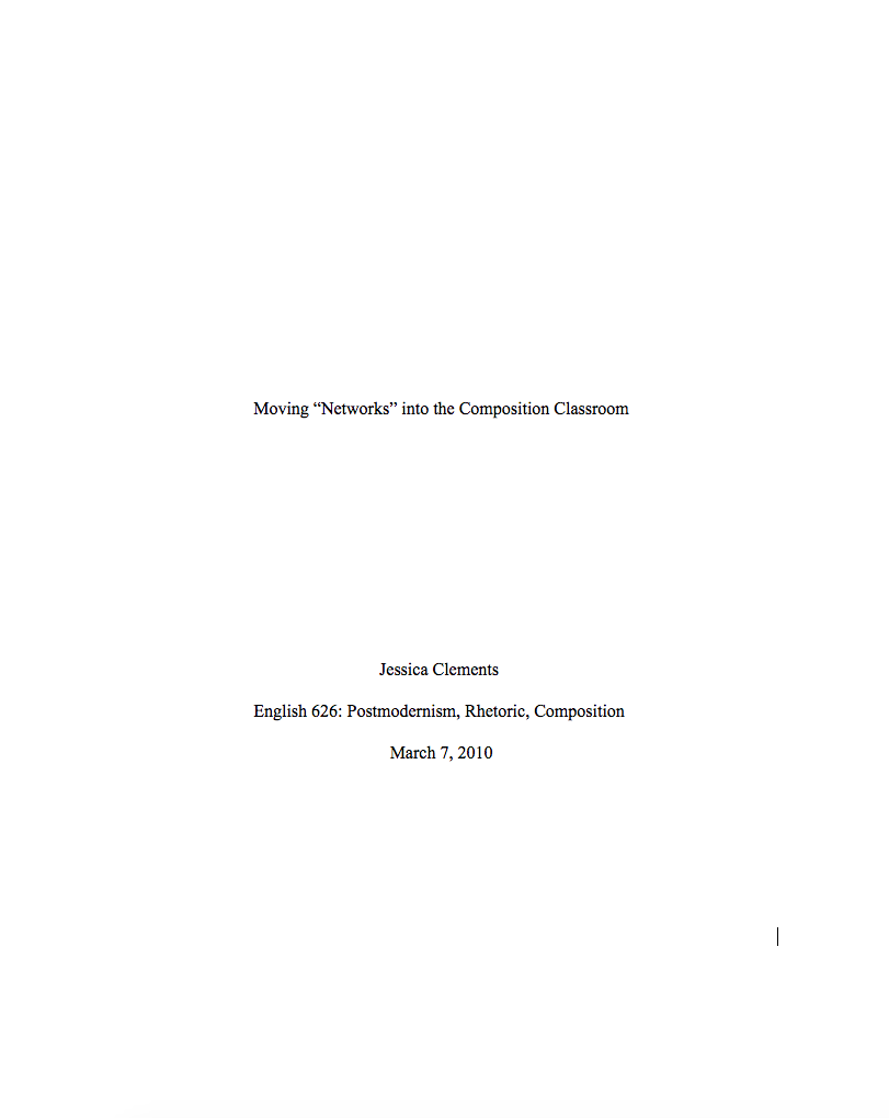 Chicago Style Template Word & Docs
