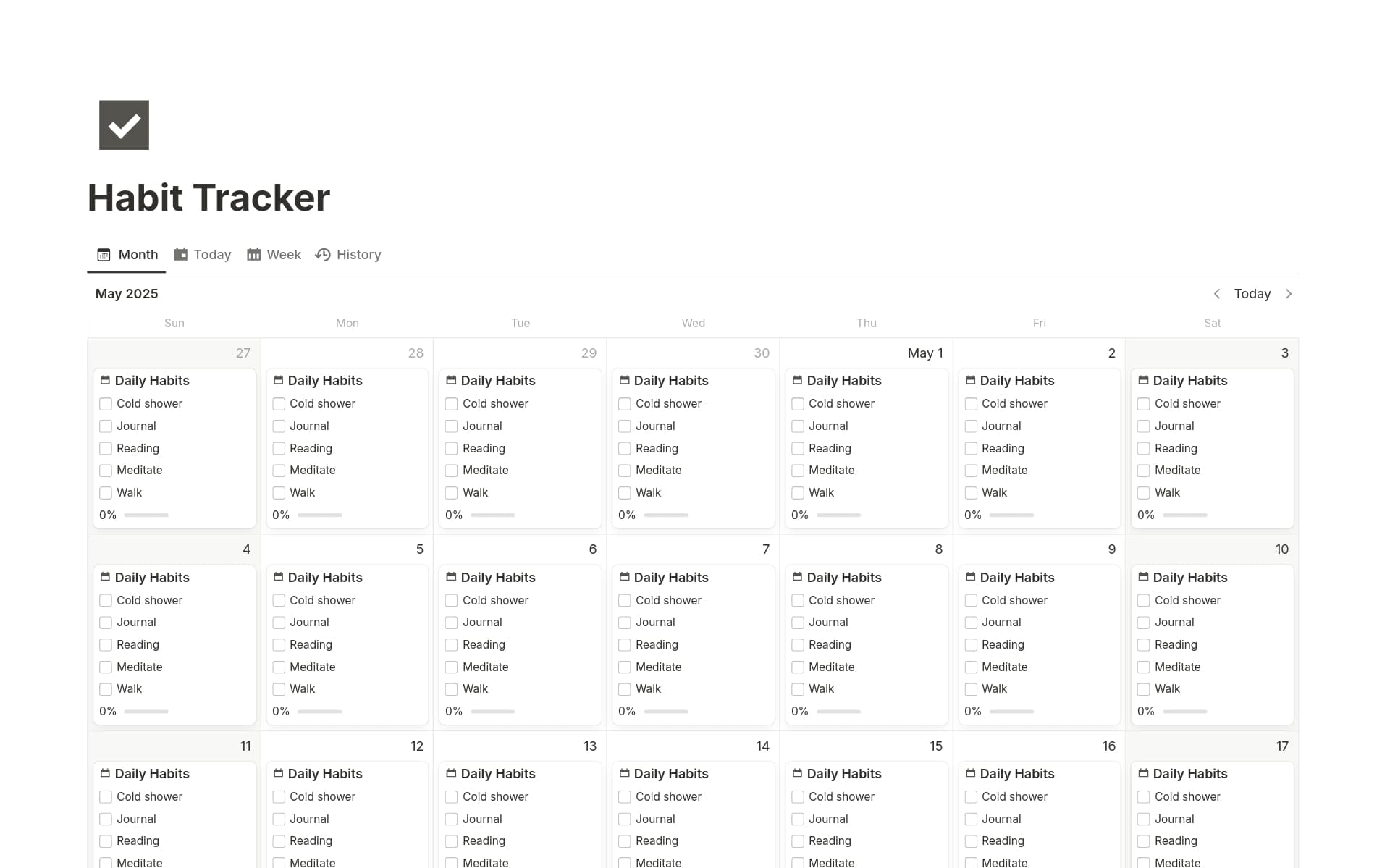Top Notion Habit Trackers 2026