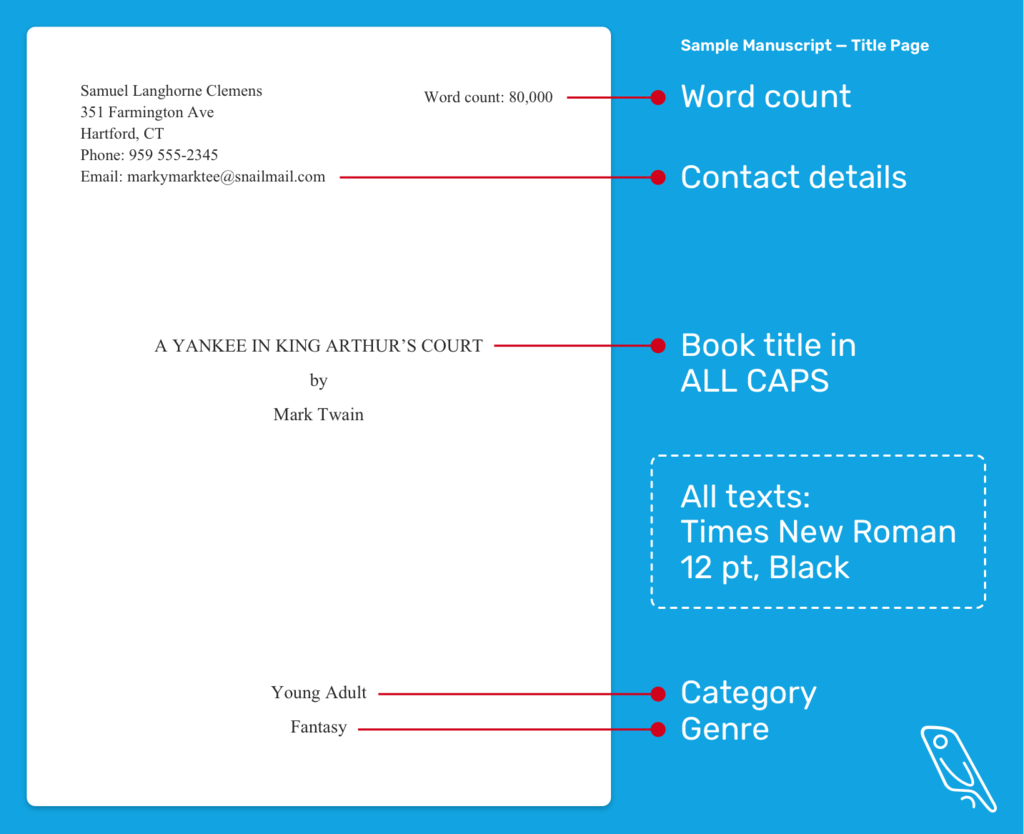 Free Book Manuscript Template