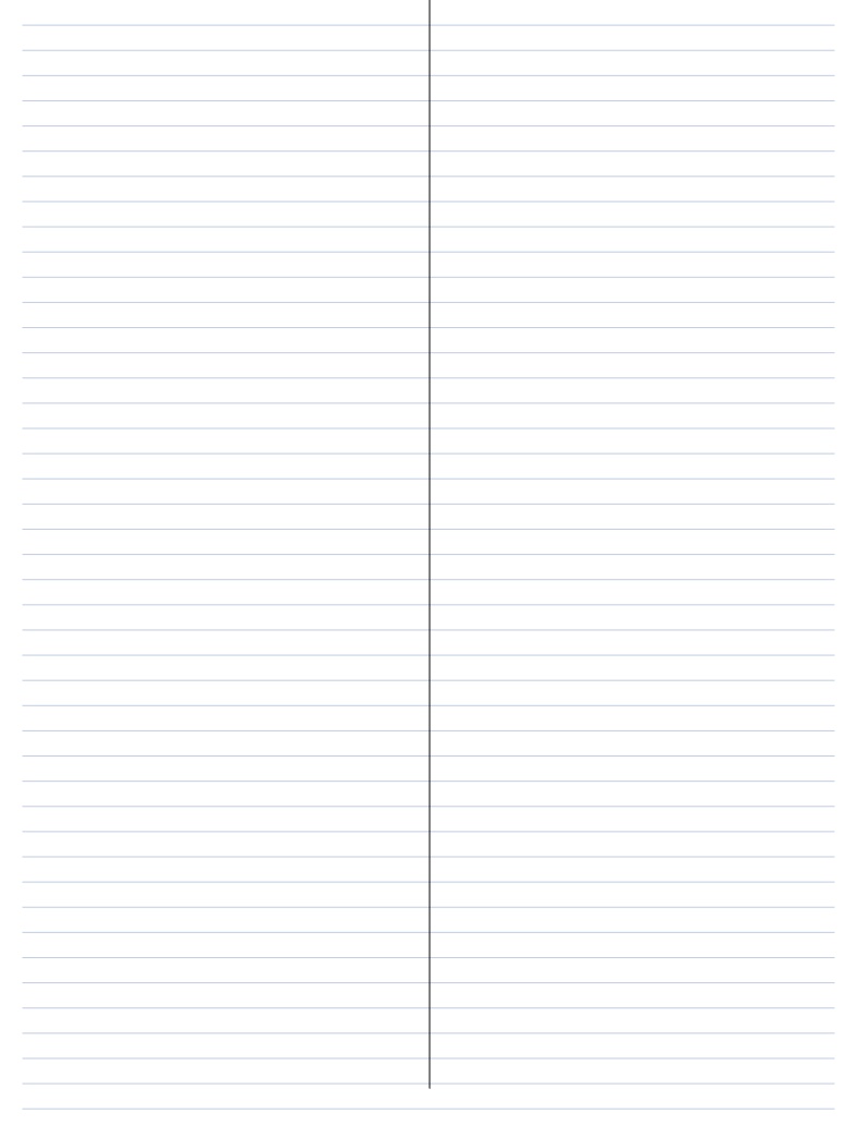 Free Two Column Notes Templates