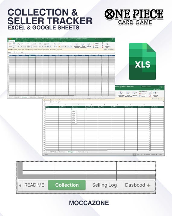 Free TCG Template for Google Sheets