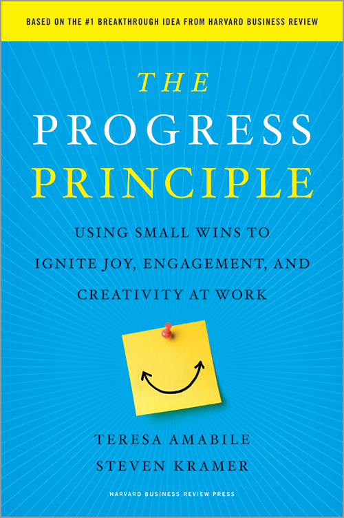 The Progress Principle book cover by Teresa Amabile and Steven Kramer
