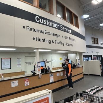 Apparel and footwear section at Fleet Farm