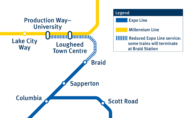 Production Way Skytrain Production Way–University Station Guide