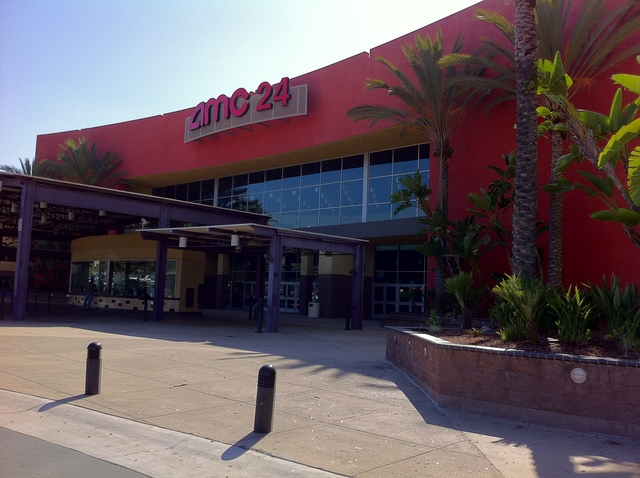 Interior view of an auditorium at AMC Palm Promenade 24 showing standard seating