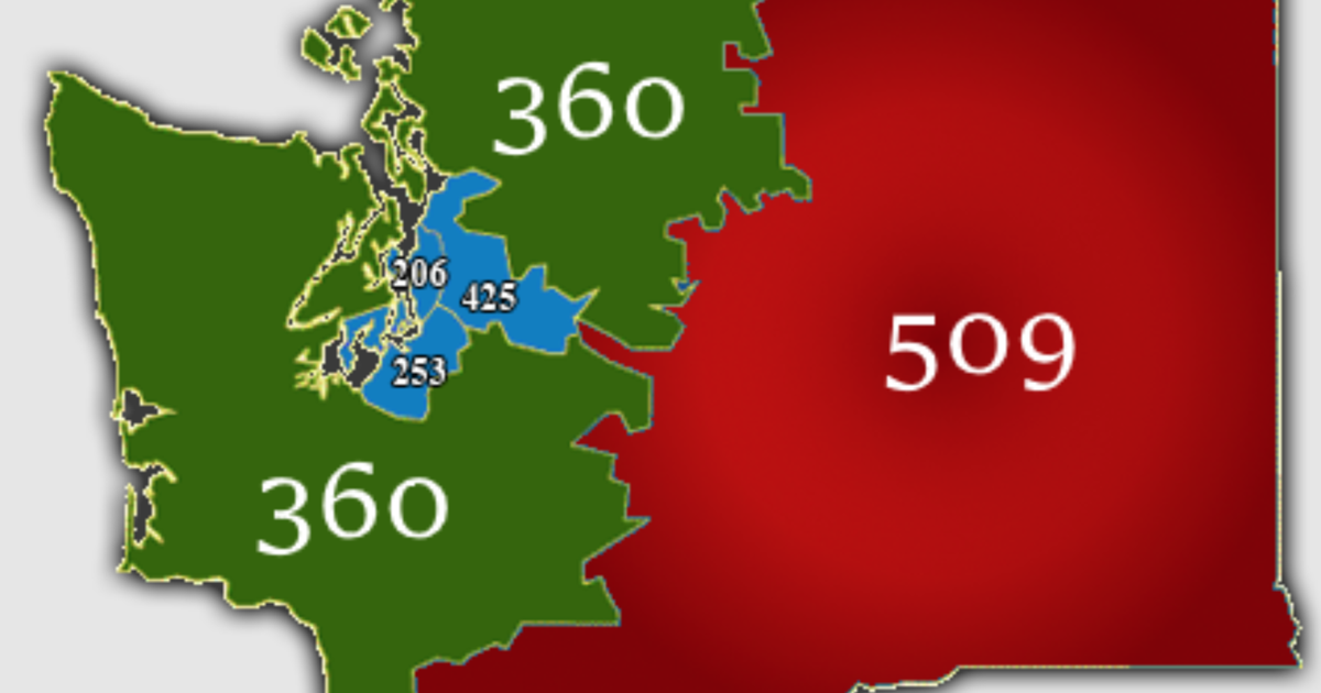 509 Area Code: Eastern WA Cities & Map