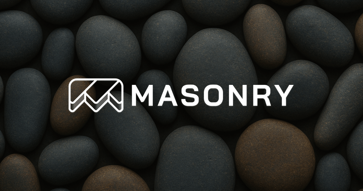 Masonry.so dashboard showing various AI models and creative tools