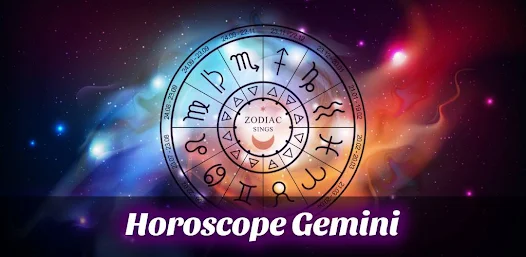 Digital interface showing a daily horoscope app for 2026