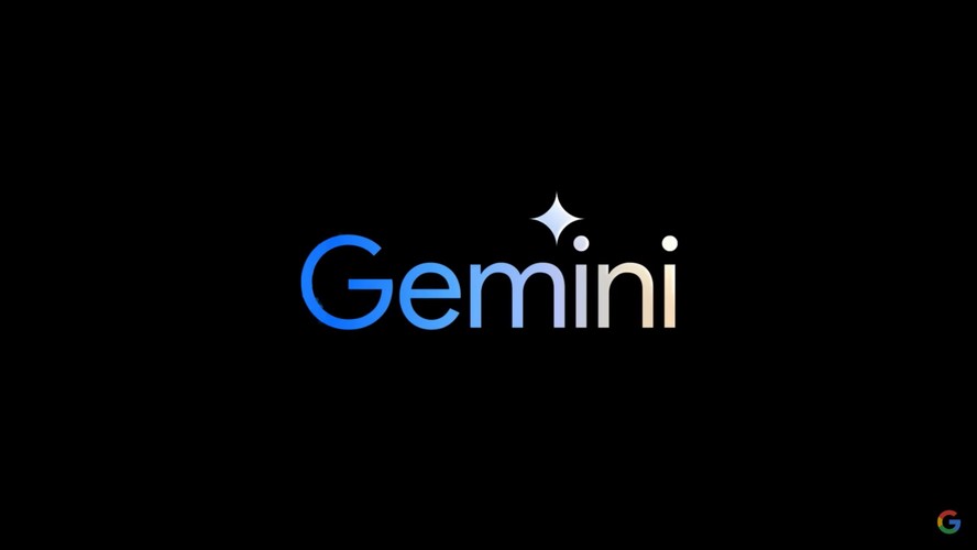 Google Gemini logo presentation