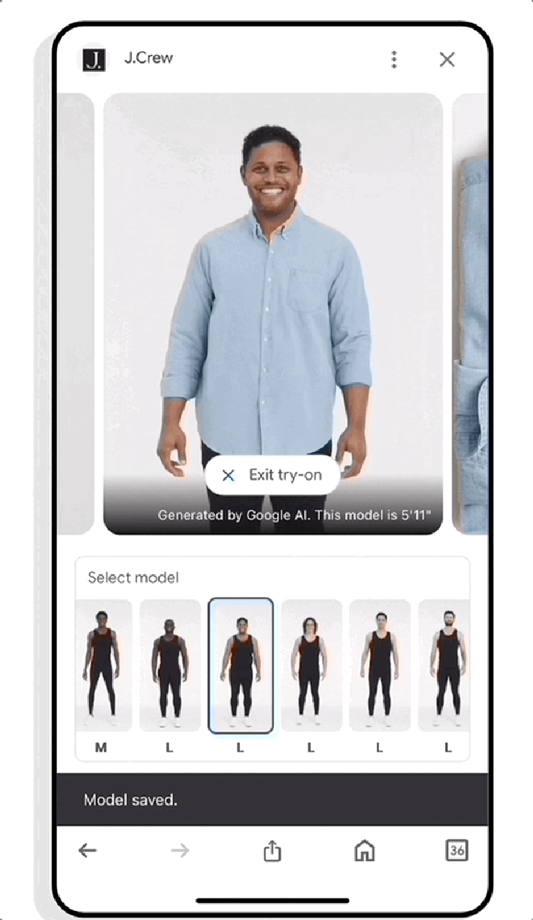 Google AI Virtual Try On for Clothes