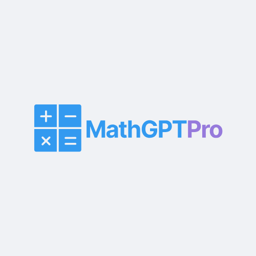 The original MathGPTPro logo and interface before the rebrand to Mathos AI