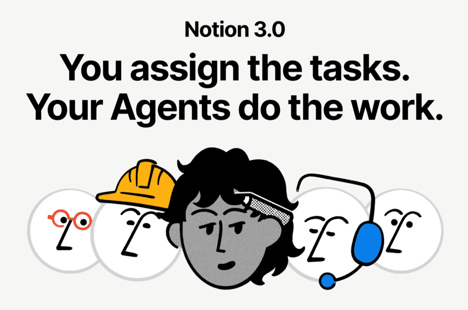 Notion AI Agent UI showing multi-step task execution