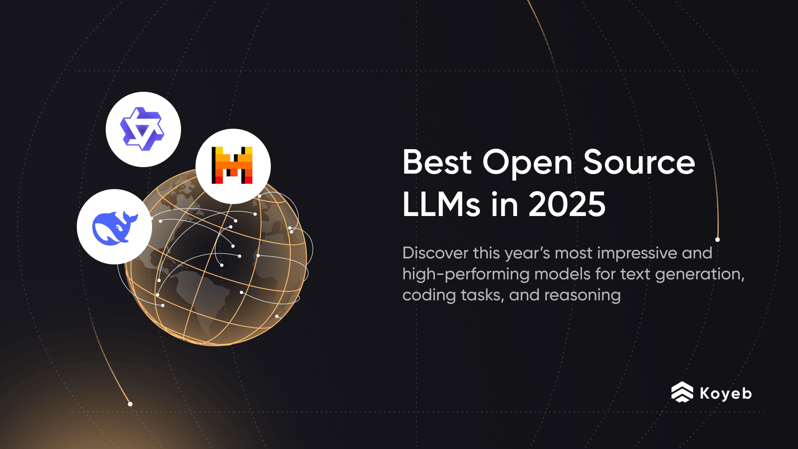 Illustration of various open source LLMs in 2025