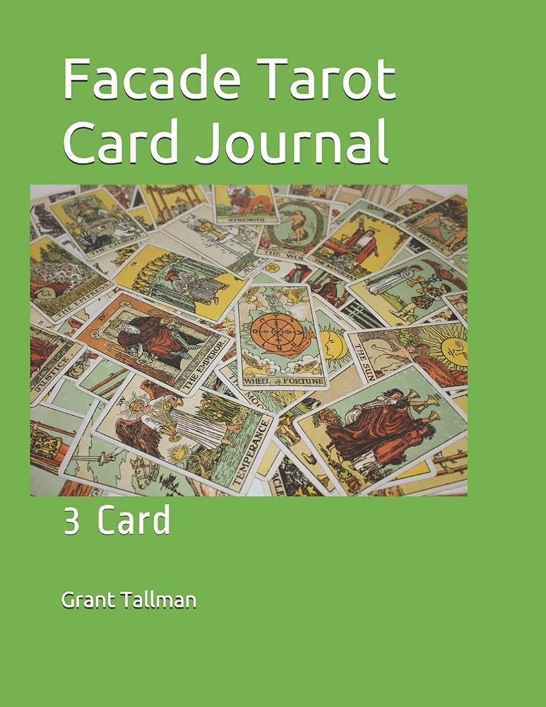 A three-card tarot spread journal, similar to the spreads offered on Facade
