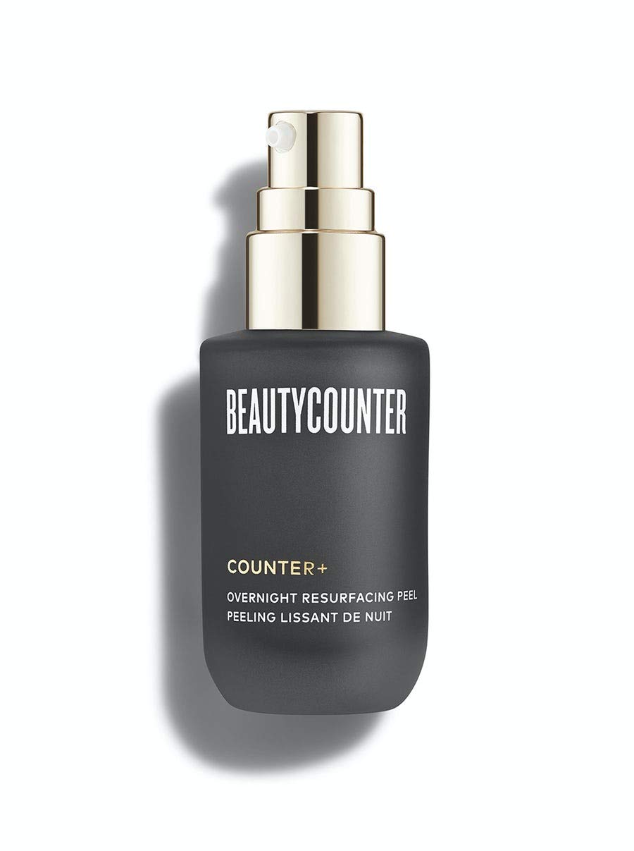 The legacy Beautycounter Overnight Resurfacing Peel bottle