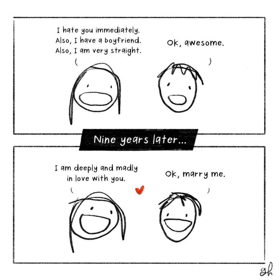 Illustration representing diverse gay love stories and community connection