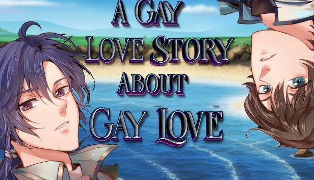 Promotional art for A Gay Love Story About Gay Love video game