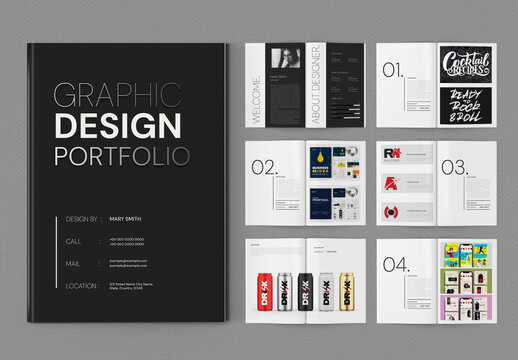 Clean grid layout typical of Adobe Portfolio templates