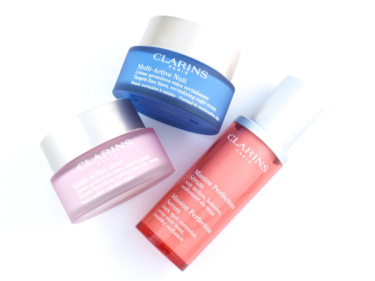 Clarins Multi-Active Day and Night Creams