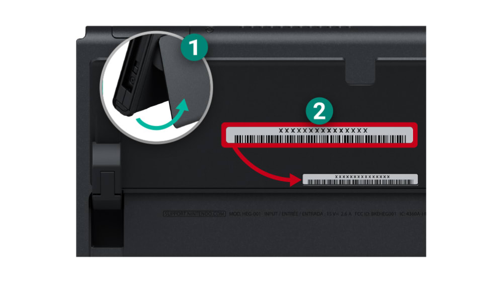 Select Serial Number Icon Switch 2 Product ID & Serial Guide