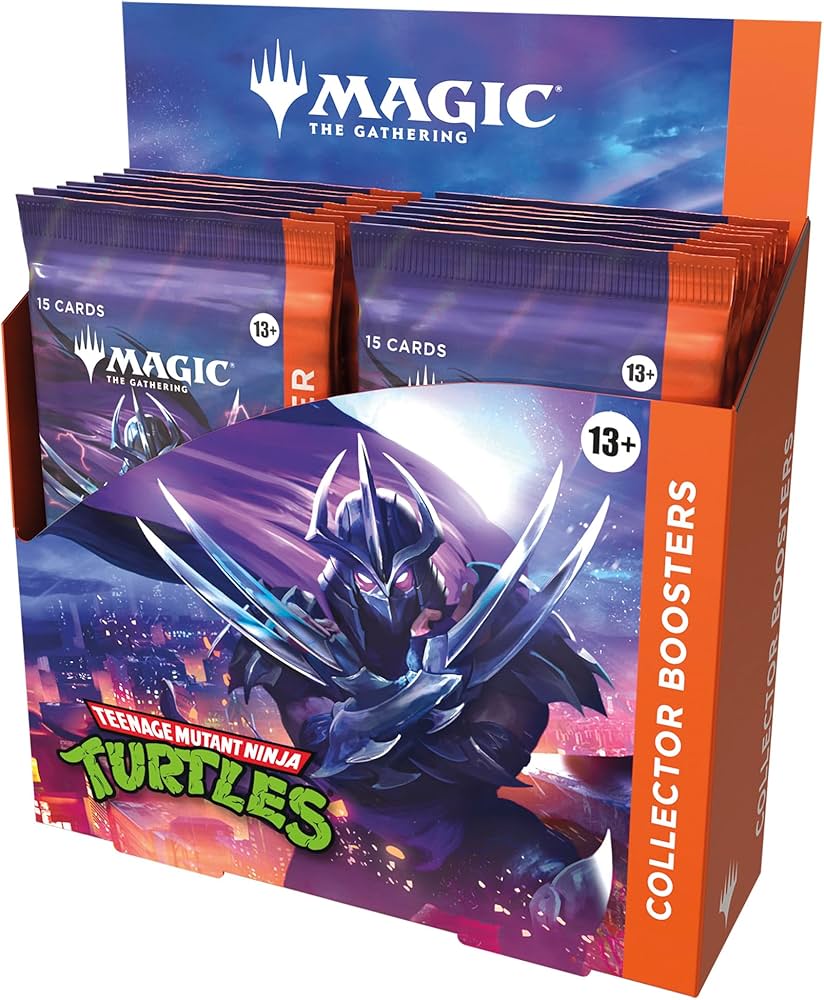 MTG TMNT Collector Booster Box featuring premium foil packaging