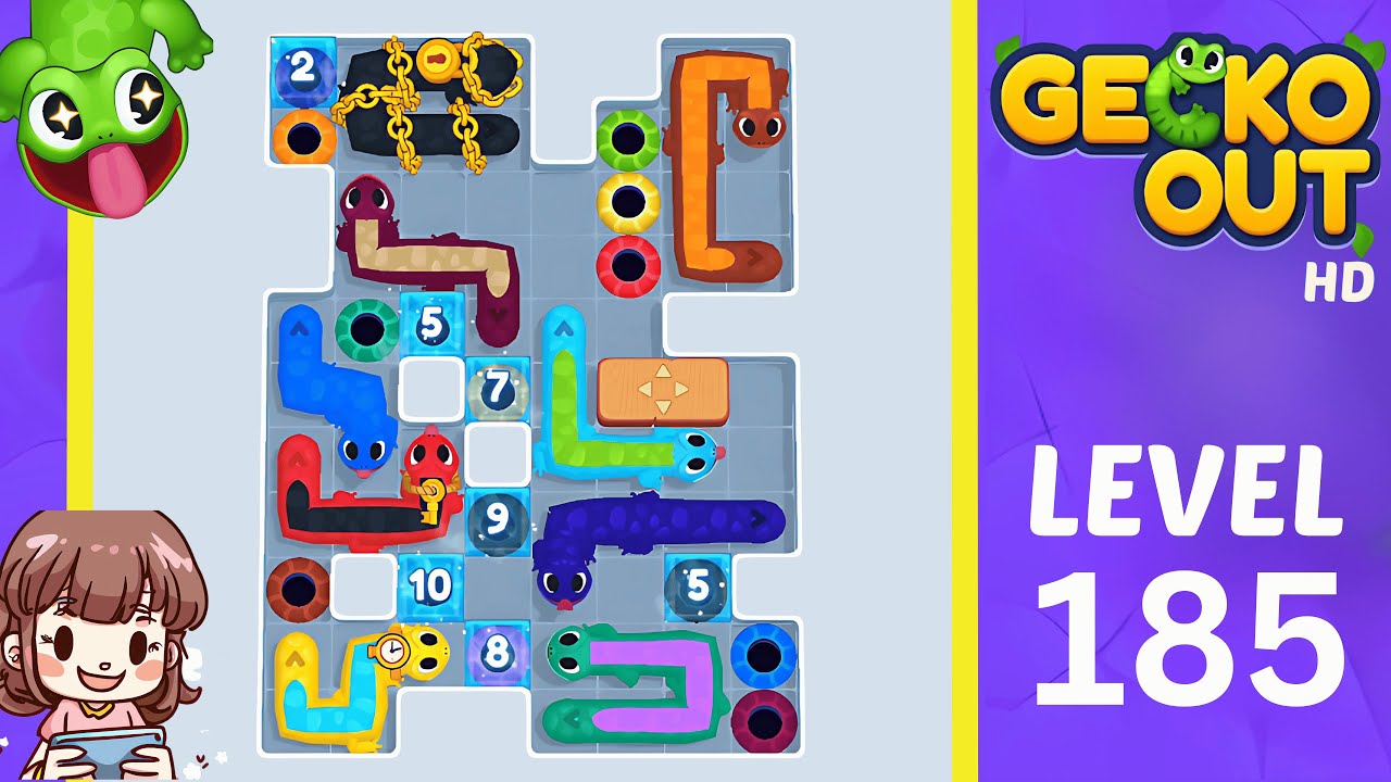 Solve Gecko Out 185 Step by Step