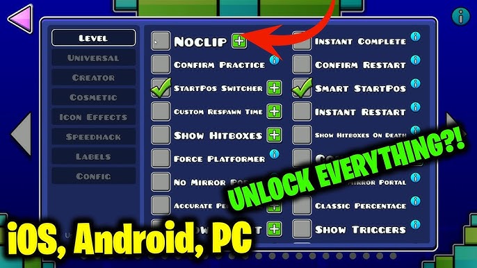 Top Geometry Dash Mod Menus 2.2