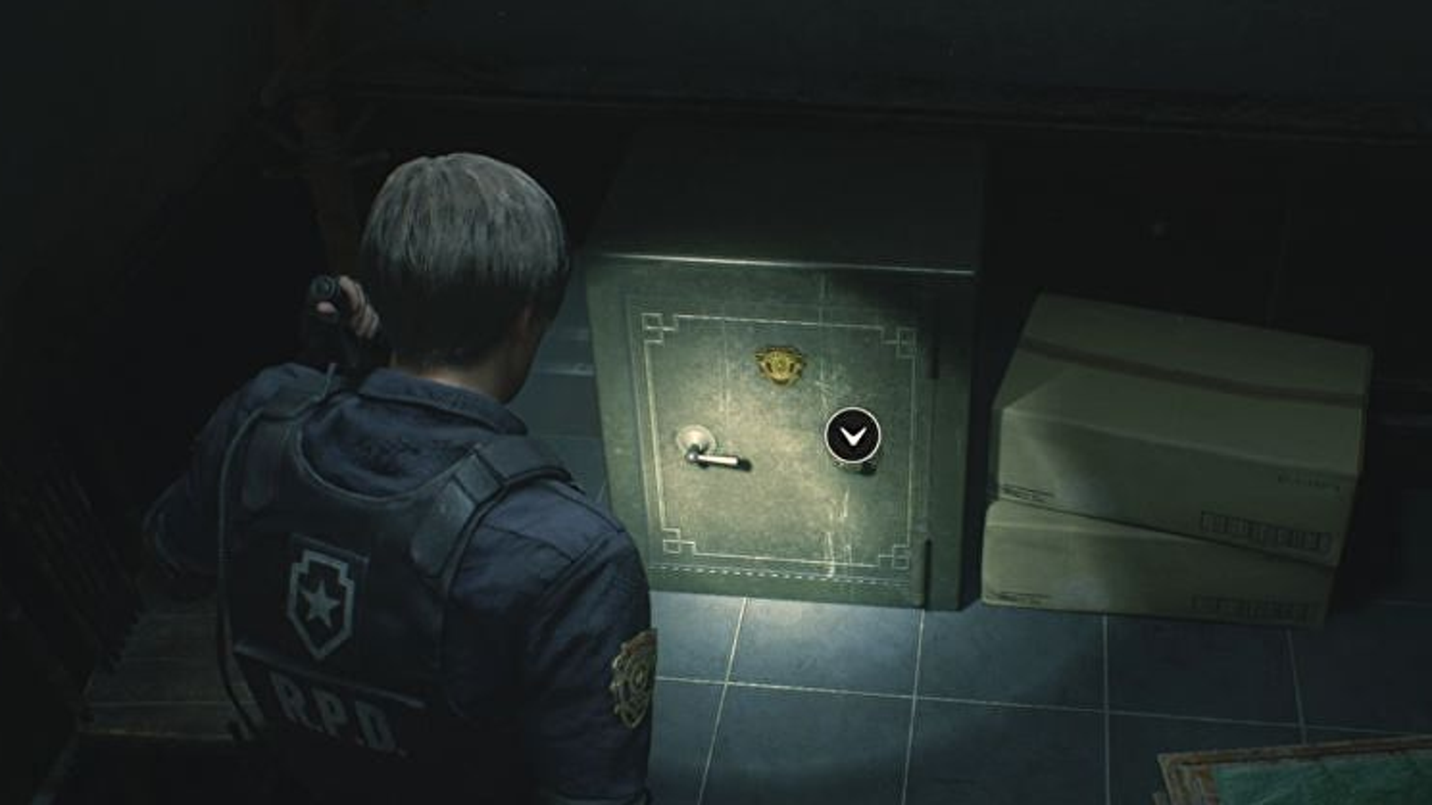 Resident Evil 2 Remake map showing West Office location
